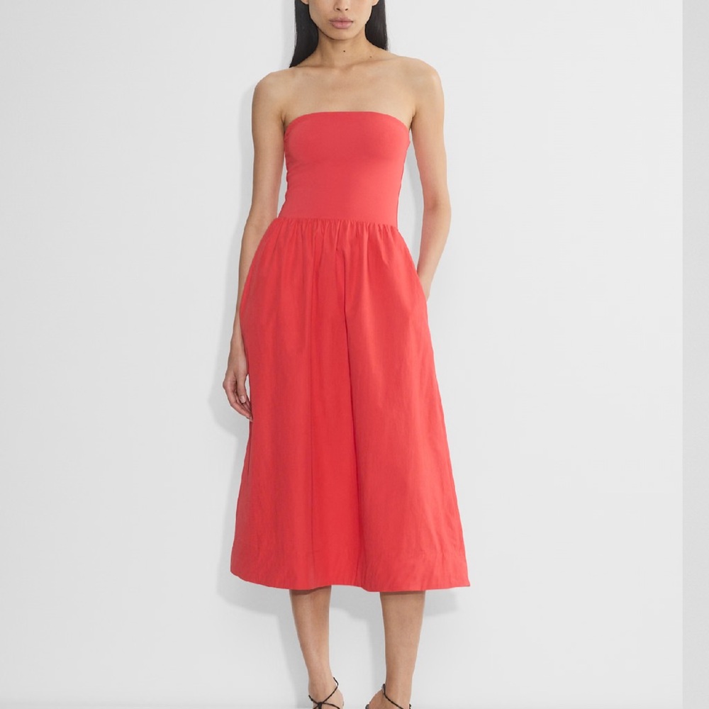 Babaton Strapless Red Dress